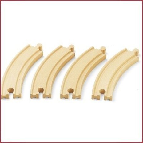 Brio Rail-uitbreidingsset 4 bochten Brio Rail-uitbreidingsset 4 bochten