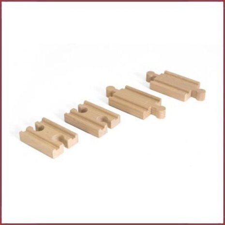 Brio Rail-uitbreidingsset Mini Straight Track pack Brio Rail-uitbreidingsset Mini Straight Track pack