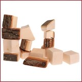 Grimm's Houten blokken met schors Grimm's Houten blokken met schors