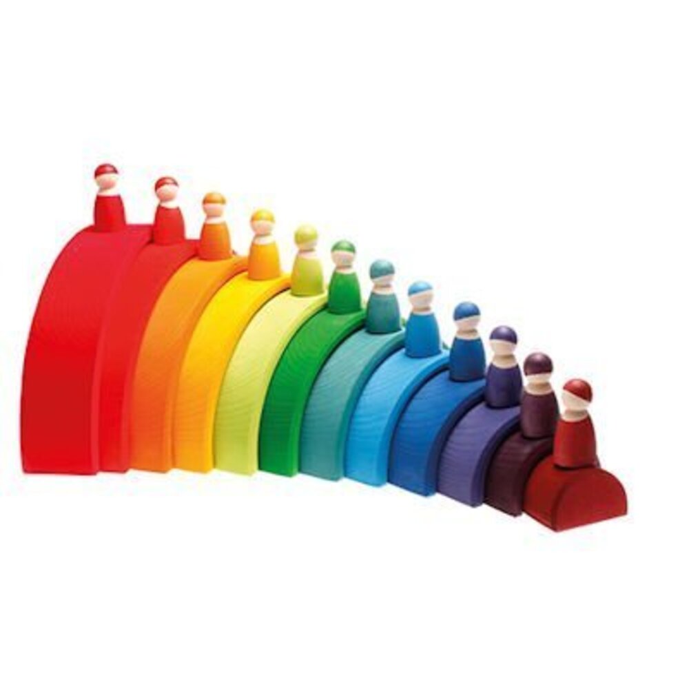 Grimm's 12 houten Regenboogvriendjes