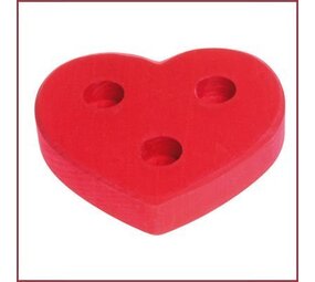 Grimm's Houten kaarsenstandaard Hart - groot Grimm's Houten kaarsenstandaard Hart - groot