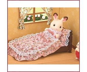 sylvanian families classic antique bed