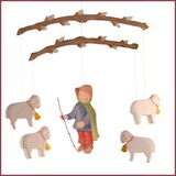 Ostheimer Mobiel Schaapjes met Herder