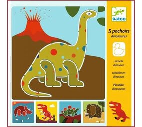 Djeco Sjablonen Dinosaurussen Djeco Sjablonen Dinosaurussen