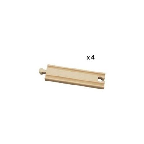 Brio Rail-uitbreidingsset Rechte rails, middellang Brio Rail-uitbreidingsset Rechte rails, middellang