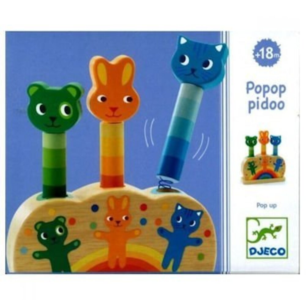 Djeco Pop-up puzzel Pidoo Djeco Pop-up puzzel Pidoo