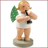 Wendt & Kühn Grunhainichense Engel met klarinet