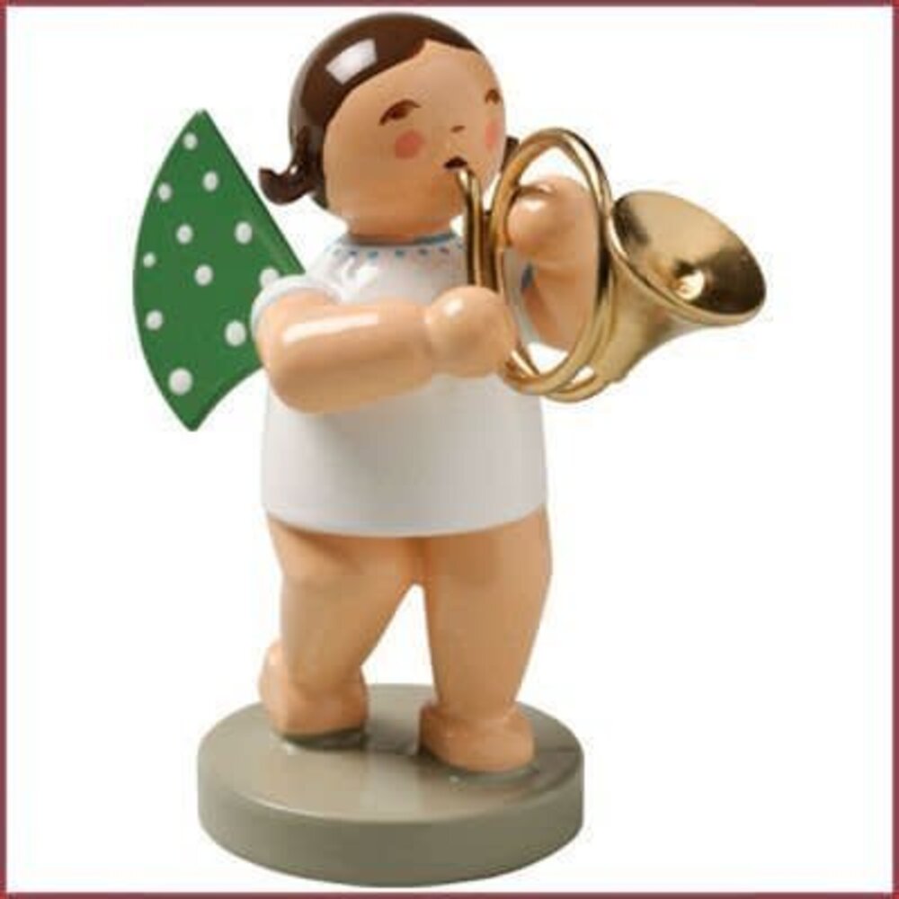 Wendt & Kühn Grunhainichense Engel met waldhoorn Wendt & Kühn Grunhainichense Engel met waldhoorn