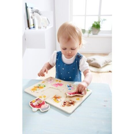 Haba Inlegpuzzel Oma Linda's dieren