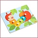 Haba Houten Knop puzzel Rups Mina Haba Houten Knop puzzel Rups Mina