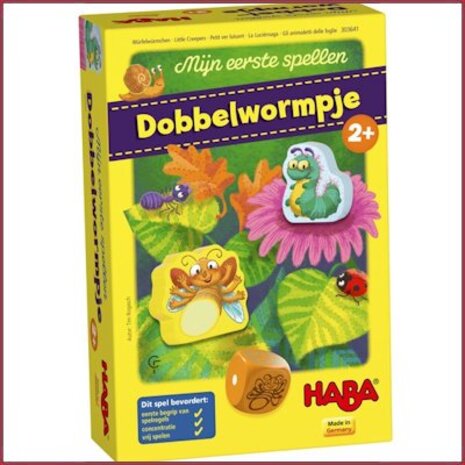 Haba Mijn Eerste Spel - Dobbelwormpje Haba Mijn Eerste Spel - Dobbelwormpje