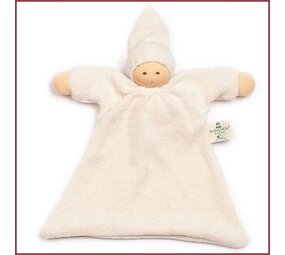 Nanchen Natur Knuffelpopje Nuckel wit