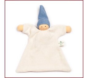 Nanchen Natur Knuffelpopje Nuckel Blauw