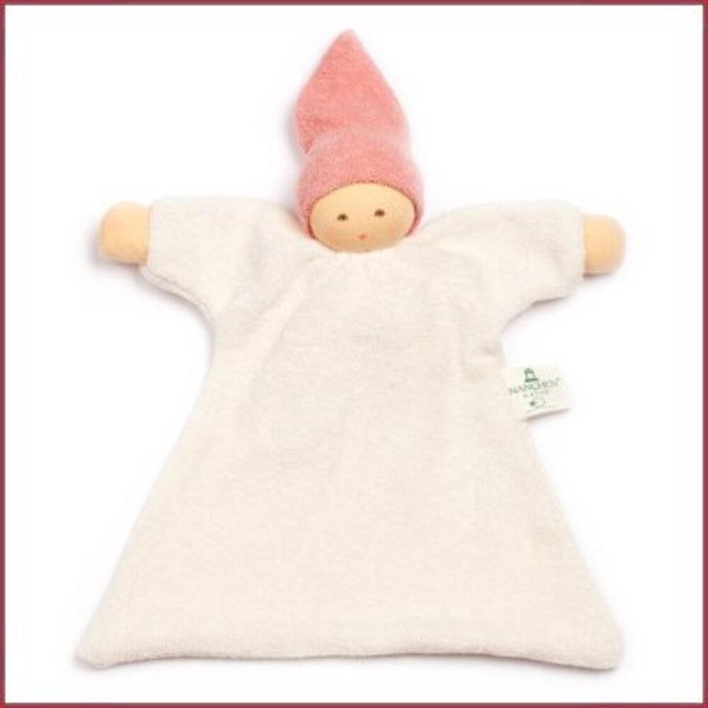 Nanchen Natur Knuffelpopje Nuckel Roze