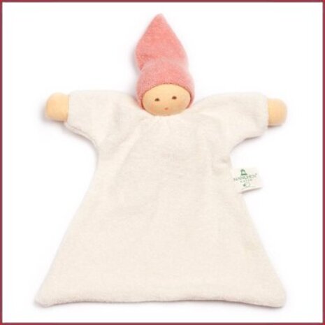 Nanchen Natur Knuffelpopje Nuckel Roze