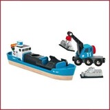 Brio Vrachtschip met kraan Brio Vrachtschip met kraan
