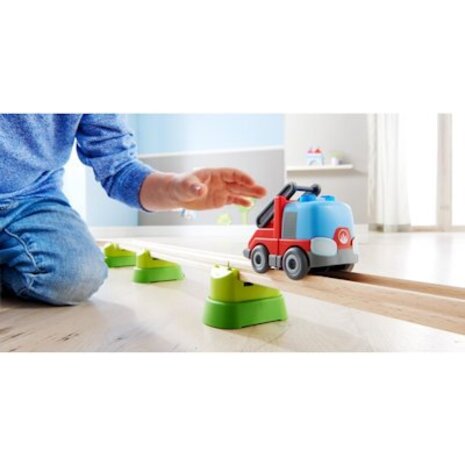 Haba Kullerebü Knikkerbaan - Ladderwagen