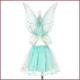 Souza for kids Angelina rokje + vleugels, mint groen, 3-5 jr