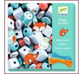 Djeco Houten Kralen Kleine Dieren