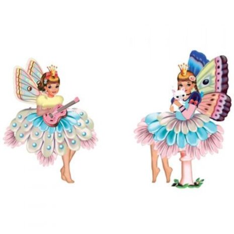 Djeco 3 Stickervellen met 90 stickers Sprookjesland Djeco 3 Stickervellen met 90 stickers Sprookjesland