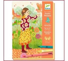 Djeco Knutselset Viltstiften kleuren, Alles betoverd Djeco Knutselset Viltstiften kleuren, Alles betoverd