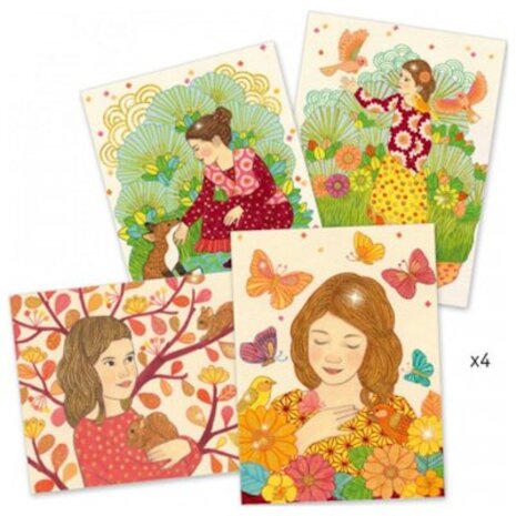 Djeco Knutselset Viltstiften kleuren, Alles betoverd Djeco Knutselset Viltstiften kleuren, Alles betoverd