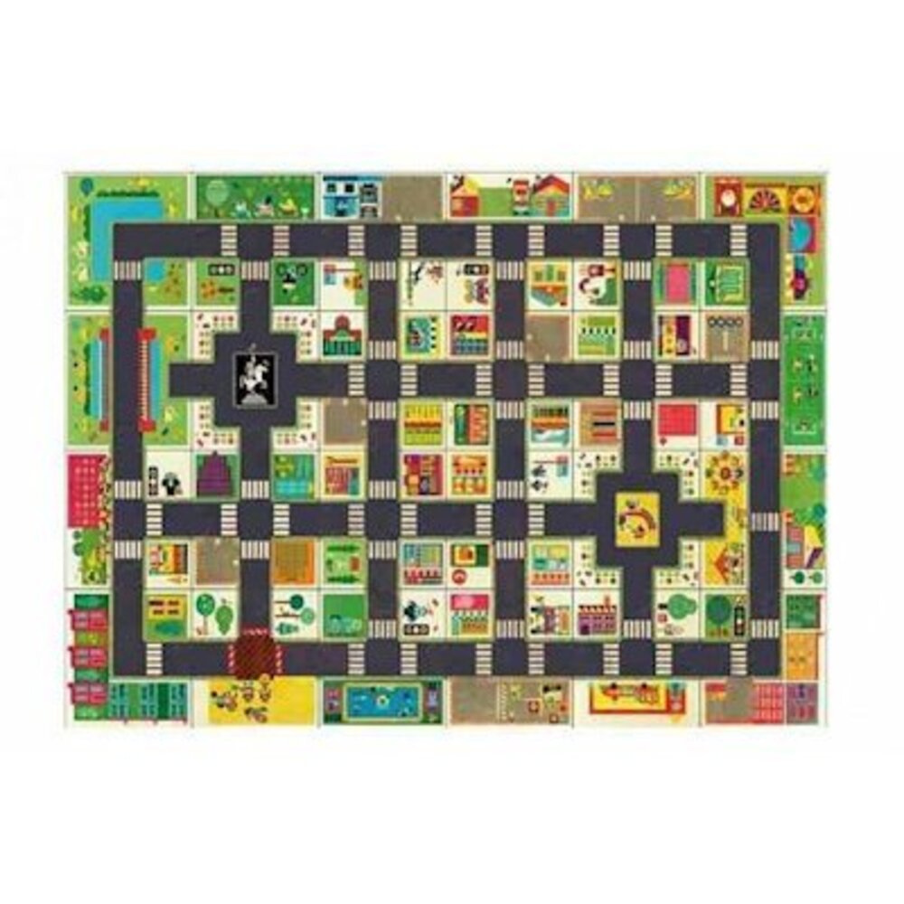 Djeco Giant Puzzel De Stad 24 stukjes
