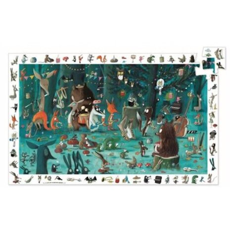 Djeco Observatiepuzzel Het Orkest 35 stukjes Djeco Observatiepuzzel Het Orkest 35 stukjes