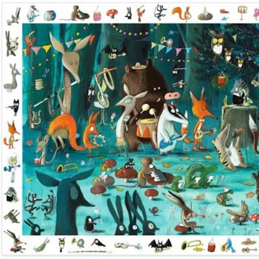 Djeco Observatiepuzzel Het Orkest 35 stukjes Djeco Observatiepuzzel Het Orkest 35 stukjes