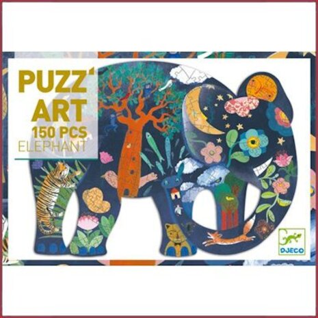Djeco Puzz`Art Olifant 150 stukjes