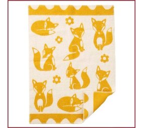 Klippan Wiegdeken Fox eco wol 65x90 cm