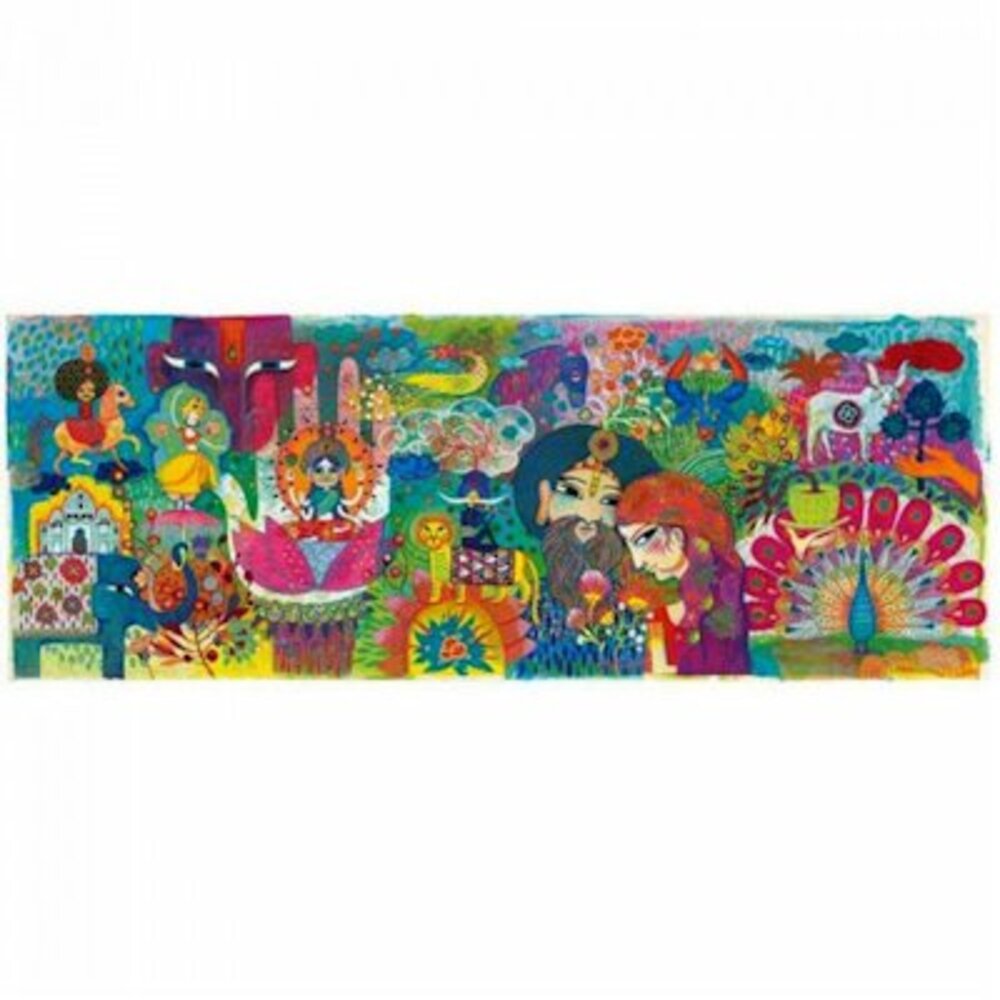 Djeco Gallerie Puzzel Magisch India 1000 st Djeco Gallerie Puzzel Magisch India 1000 st