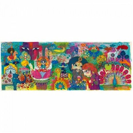 Djeco Gallerie Puzzel Magisch India 1000 st Djeco Gallerie Puzzel Magisch India 1000 st