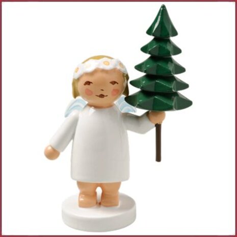 Wendt & Kühn Margeritenengel met dennenboom