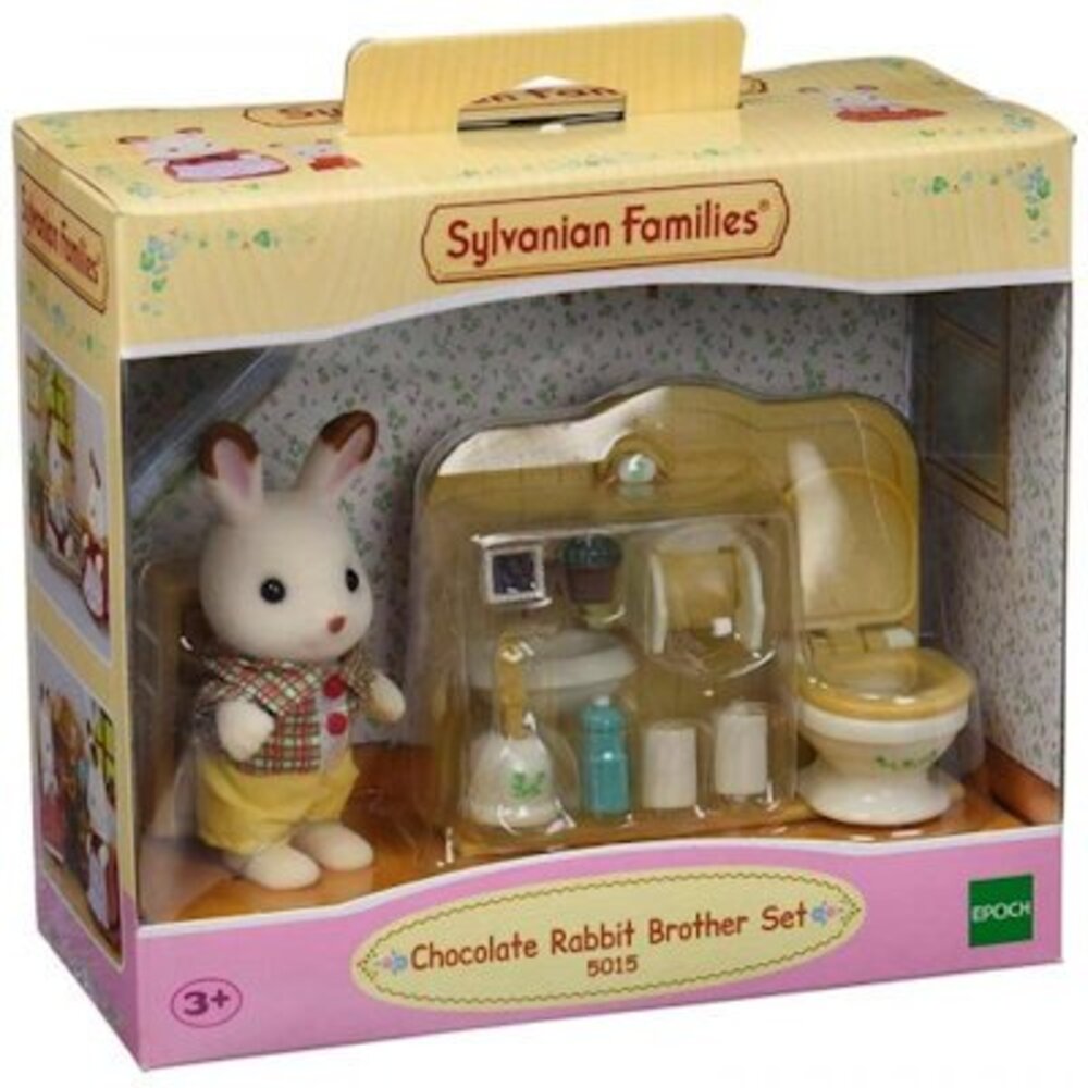 Sylvanian Families Set Broer Chocolade Konijn Sylvanian Families Set Broer Chocolade Konijn