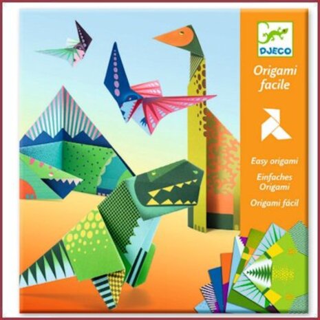 Djeco Origami Dinosaurussen Djeco Origami Dinosaurussen