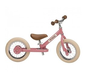 Trybike Trybike steel vintage loopfiets Pink Trybike Trybike steel vintage loopfiets Pink