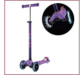 Micro Step Maxi Micro step Deluxe - paars  LED