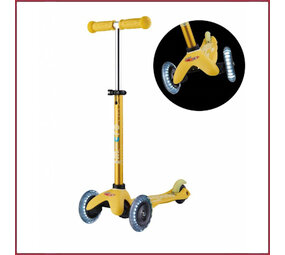 Micro Step Mini Micro Step  geel deluxe LED