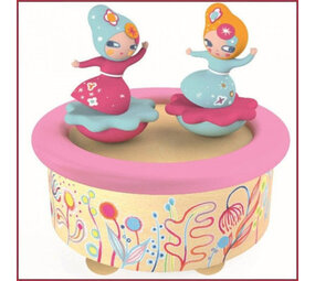 Djeco Magnetisch muziekdoosje Bloemen Djeco Magnetisch muziekdoosje Bloemen
