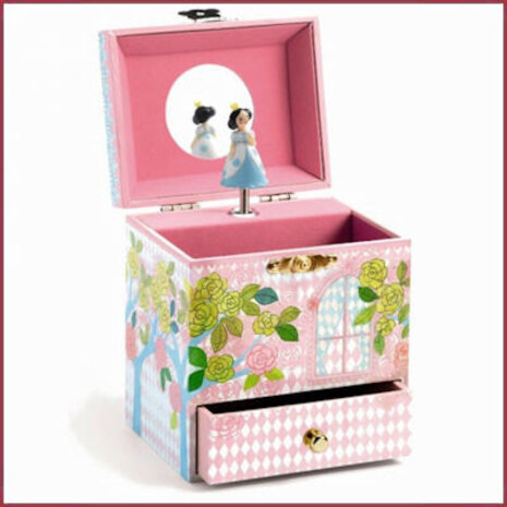 Djeco Muziek/juwelen doosje Prachtig Kasteel Djeco Muziek/juwelen doosje Prachtig Kasteel