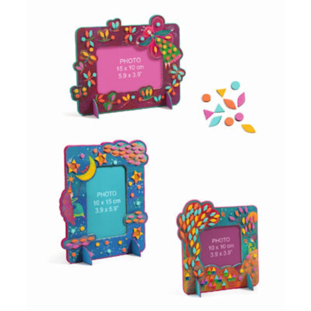 Djeco Knutselset 3 fotolijstjes versieren - sprookjes
