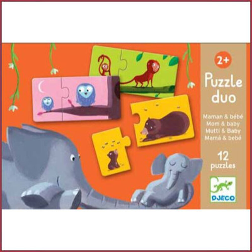Djeco Duopuzzel Moeder en kind