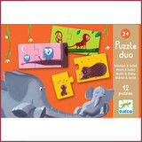 Djeco Duopuzzel Moeder en kind Djeco Duopuzzel Moeder en kind