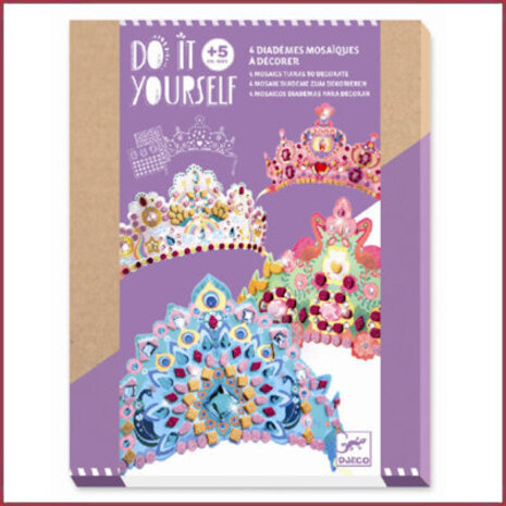 Djeco Knutselset diadeem versieren - als een prinses