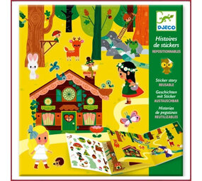 Djeco Stickers - Het toverbos Djeco Stickers - Het toverbos