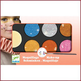 Djeco Schminck 6 kleuren metallic