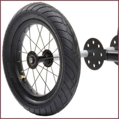 Trybike Trybike extra wiel zwart Trybike Trybike extra wiel zwart
