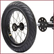 Trybike Trybike extra wiel zwart Trybike Trybike extra wiel zwart