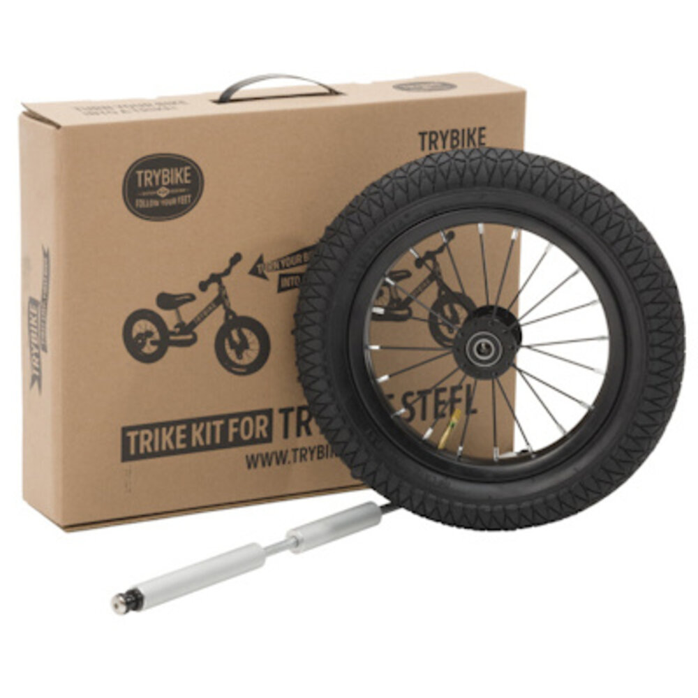 Trybike Trybike extra wiel zwart Trybike Trybike extra wiel zwart